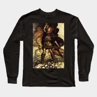 Thor, Arthur Rackham Long Sleeve T-Shirt